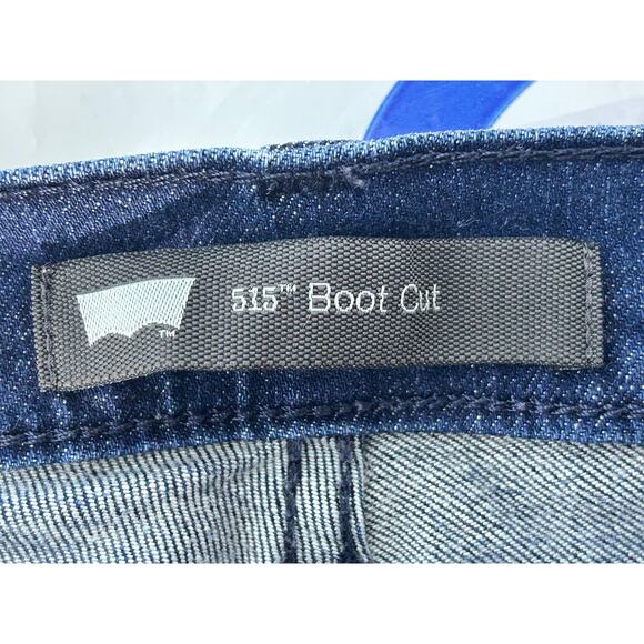 Levi's 515 Jeans Size 10 Long High Rise Bootcut Western Cowgirl Hippie Chore - Picture 7 of 8